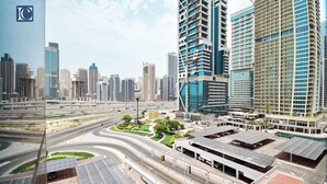 View from property - ELN - Cozy Budget Studio in JLT Metro (Dubai)