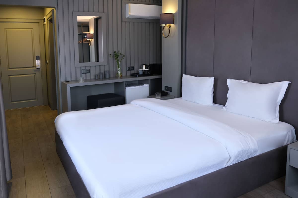 Doppia Deluxe | Minibar, una cassaforte in camera, una scrivania, postazione laptop