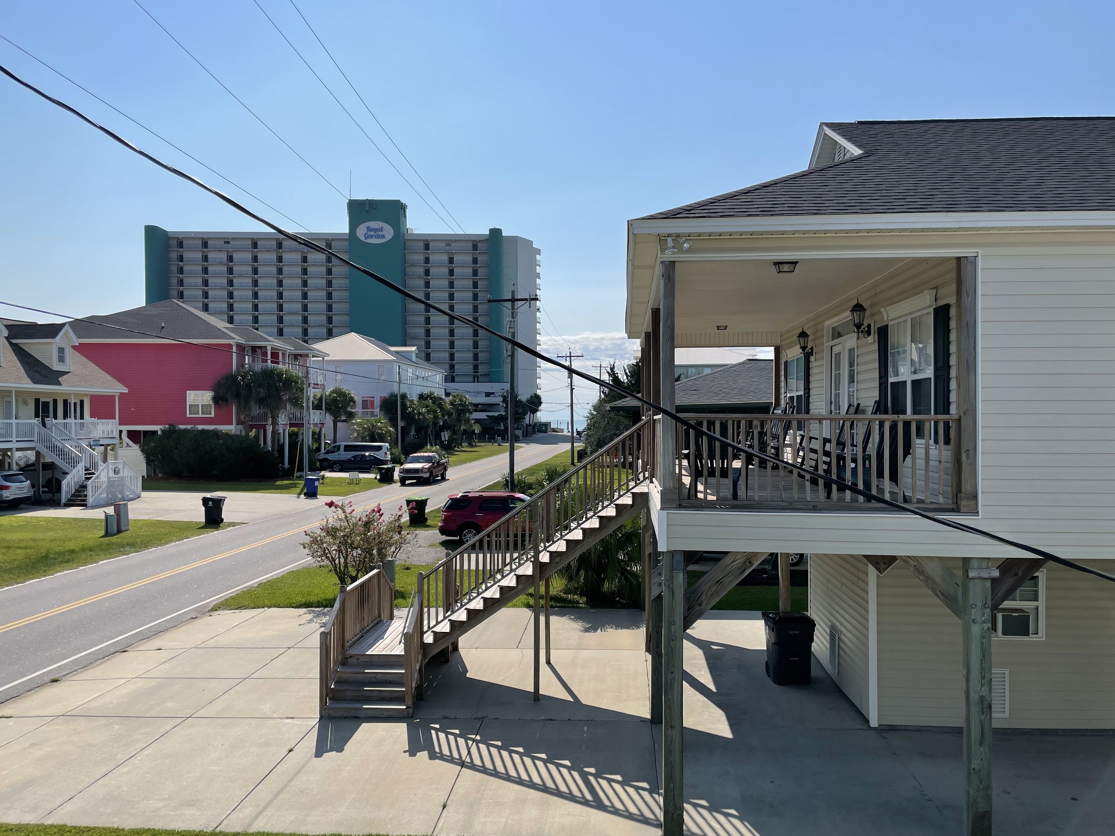 100 yd from beach w/ocean views from deck & a private pool!House newly renovated