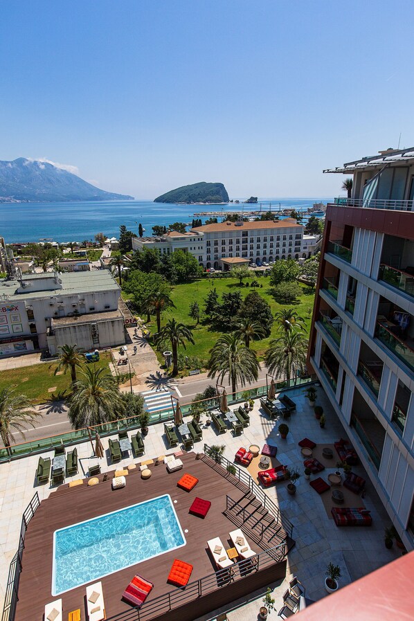 Blick von der Unterkunft