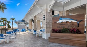 Outdoor dining - Themed 8BR Private pool & spa + Game Rm & Indoor Slides, Nursery:Windsor Island (Davenport)