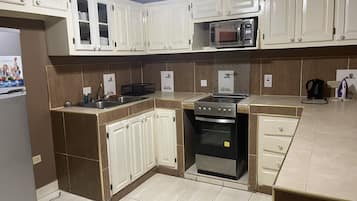Peti sejuk/penyejuk beku saiz penuh, ketuhar gelombang mikro, dapur