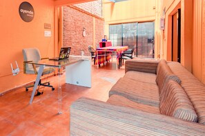 Sala de estar en el lobby