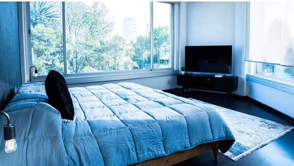 패밀리 아파트 | 2 개의 침실, 각각 다른 스타일의 인테리어, 각각 다르게 가구 비치, 다리미/다리미판