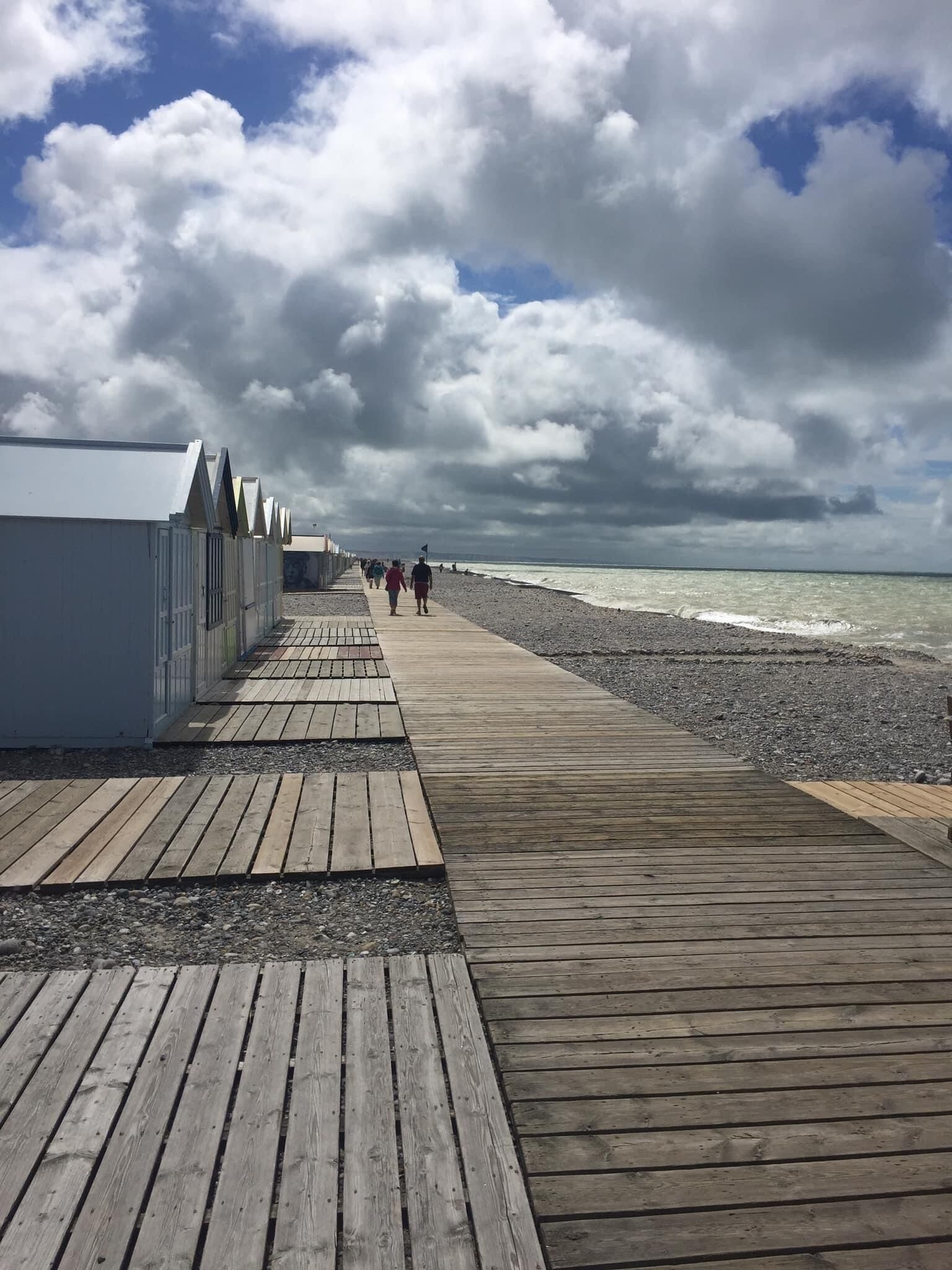 Vlak bij het strand