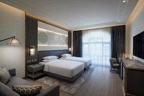Down comforters, minibar, in-room safe, desk - Hyatt Regency Jaipur Mansarovar (Jaipur)