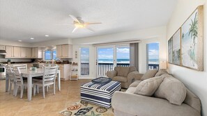 TV, offices - Steps to Sand, Pet-Friendly Oceanfront w. Dog Run (Ponte Vedra Beach)