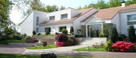 Majoituspaikan julkisivu