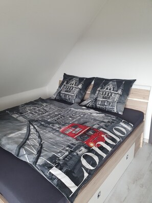 1 Schlafzimmer, kostenloses WLAN, Bettwäsche