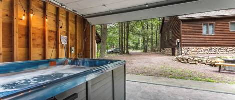Baignoire à remous extérieure