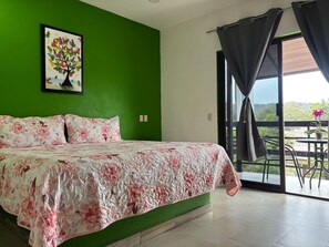 1 chambre, couette en duvet d'oie, draps fournis