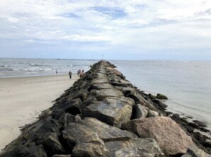On the beach