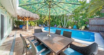 Private Resort Style Home w/ Heated Pool and Hot Tub - 5 min walk to Cocoa Beach