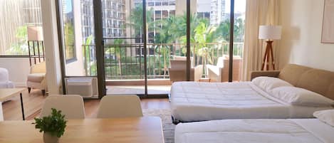 1 chambre, fer et planche à repasser, lit parapluie, Wi-Fi gratuit