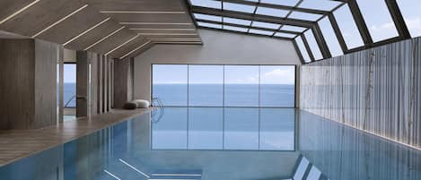 Indoor pool, seasonal outdoor pool