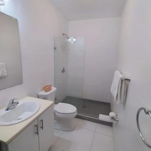 Basic Double Room Single Use | Bathroom | Bathtub, free toiletries, hair dryer, heated floors - Arecibo Hotel 2105 (Arecibo)