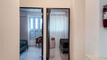 Individually decorated, individually furnished, iron/ironing board