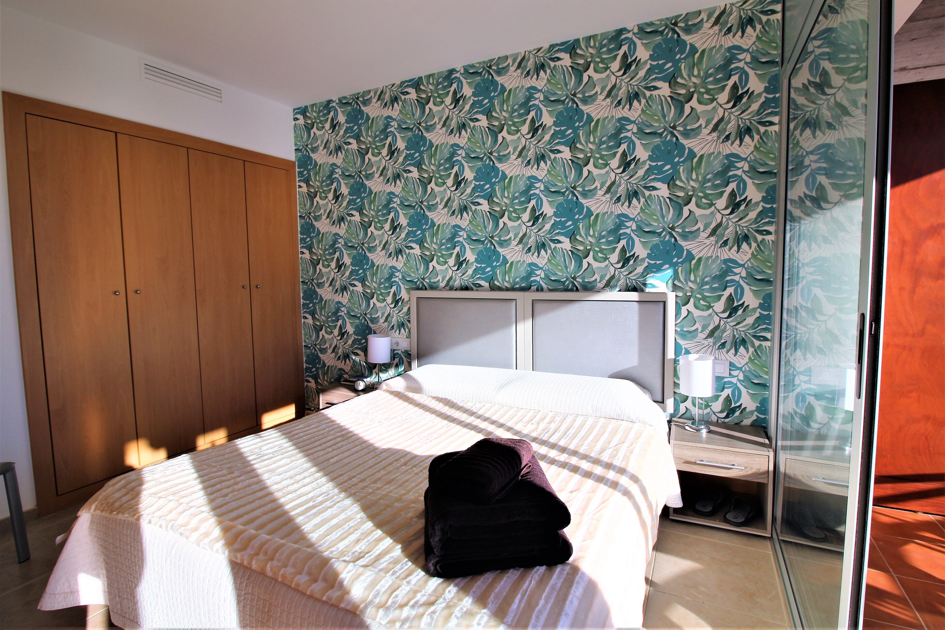 2 bedrooms, iron/ironing board