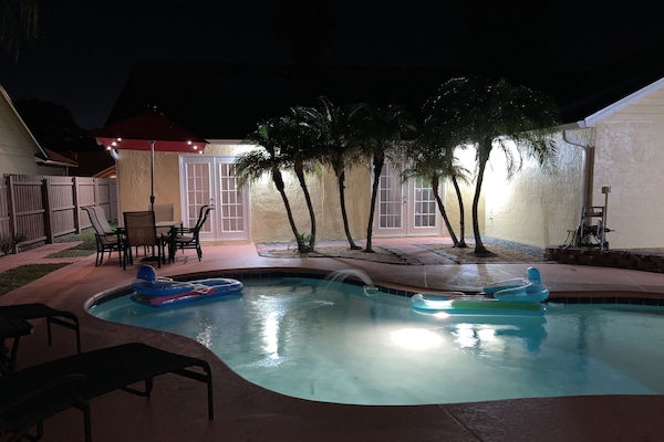 View of the pool at night. Need we say more? Have we convinced you yet?