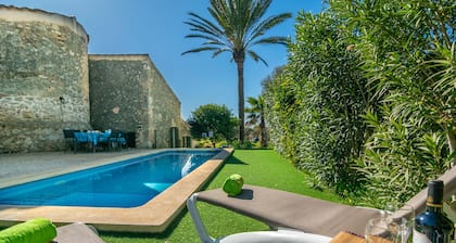ES MOLÍ CAN TORRES - Schönes Stadthaus mit privatem Pool im Zentrum von Mallorca. Wifi g