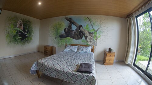 Thematic Sloth suite | into the authentic rainforest close to the ARENAL VOLCANO