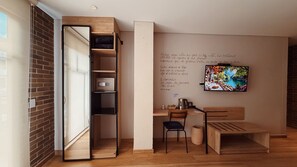 Suite estudio estándar | Ropa de cama de alta calidad y edredón 