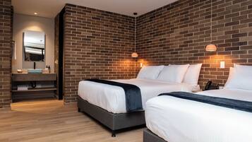 Premium bedding, down duvets, in-room safe, individually decorated