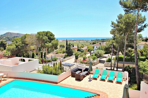 Dos Chicas -  sea view villa with private pool in Moraira