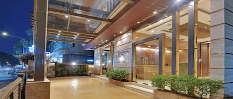 Entrada al alojamiento