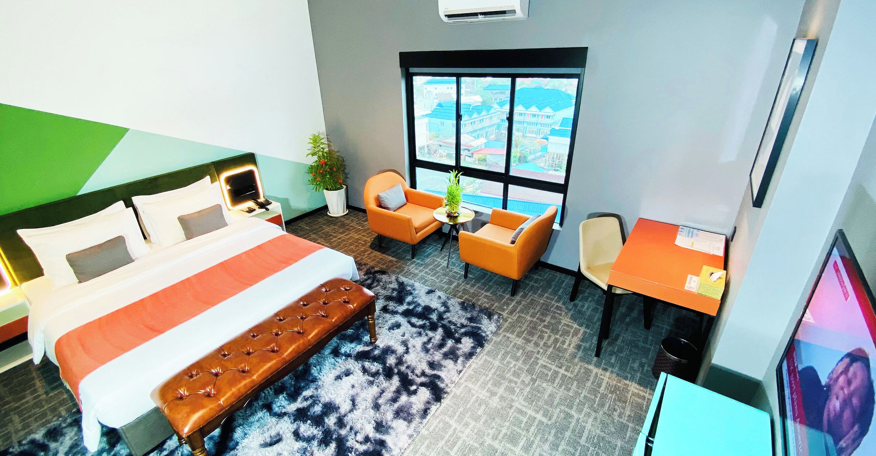 deluxe double room | mountain view