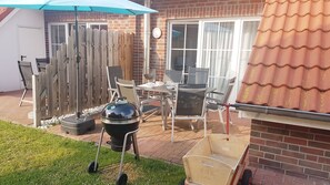 Outdoor dining - ROB 14 for 6 people, approximately 86 m², pets allowed, sauna - Robbenplatte Vacation Village   (Butjadingen)