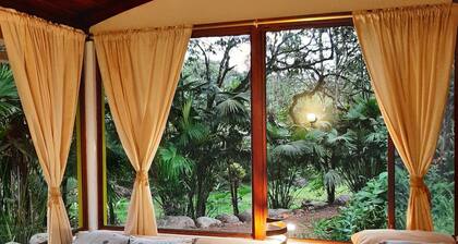 Cabaña rodeada de ríos y arboles. Somos el complemento de tu descanso