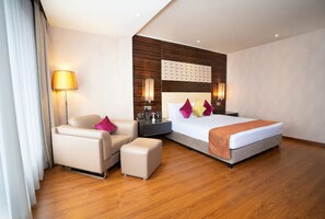 Egyptian cotton sheets, premium bedding, down duvets, memory-foam beds