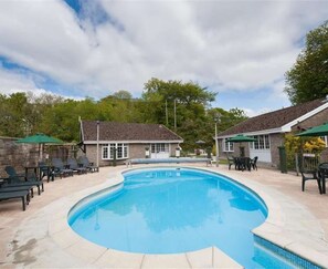 Una piscina climatizada