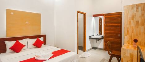 1 室のベッドルーム、WiFi (無料)、ベッドシーツ、車椅子でアクセスできる設備