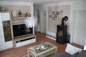 Televisio, takka, videopelejä, DVD-soitin