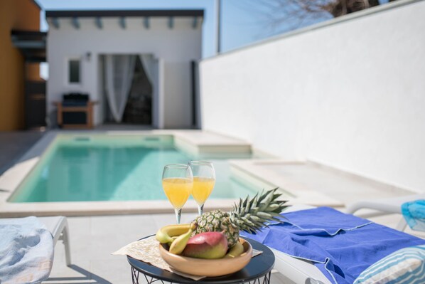 Außenpool, beheizter Pool