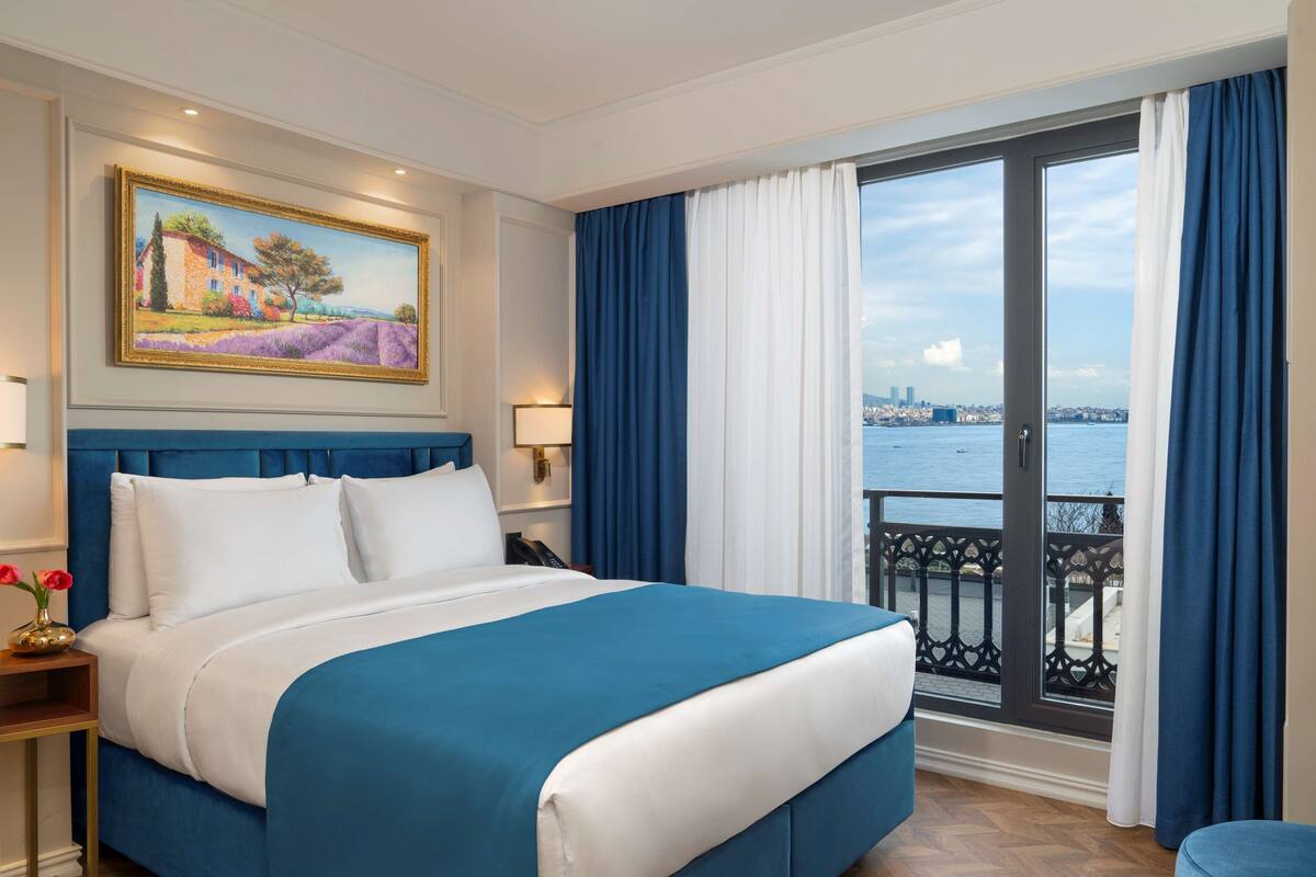 標準客房, 海景 | 埃及棉床單、高級寢具、羽絨被、Select Comfort 床墊