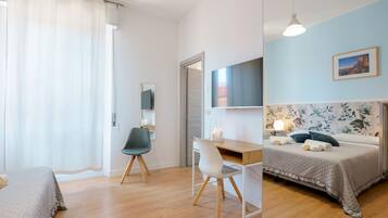 华丽客房 | 1 多间卧室、记忆海绵床垫、办公桌、笔记本电脑工作区