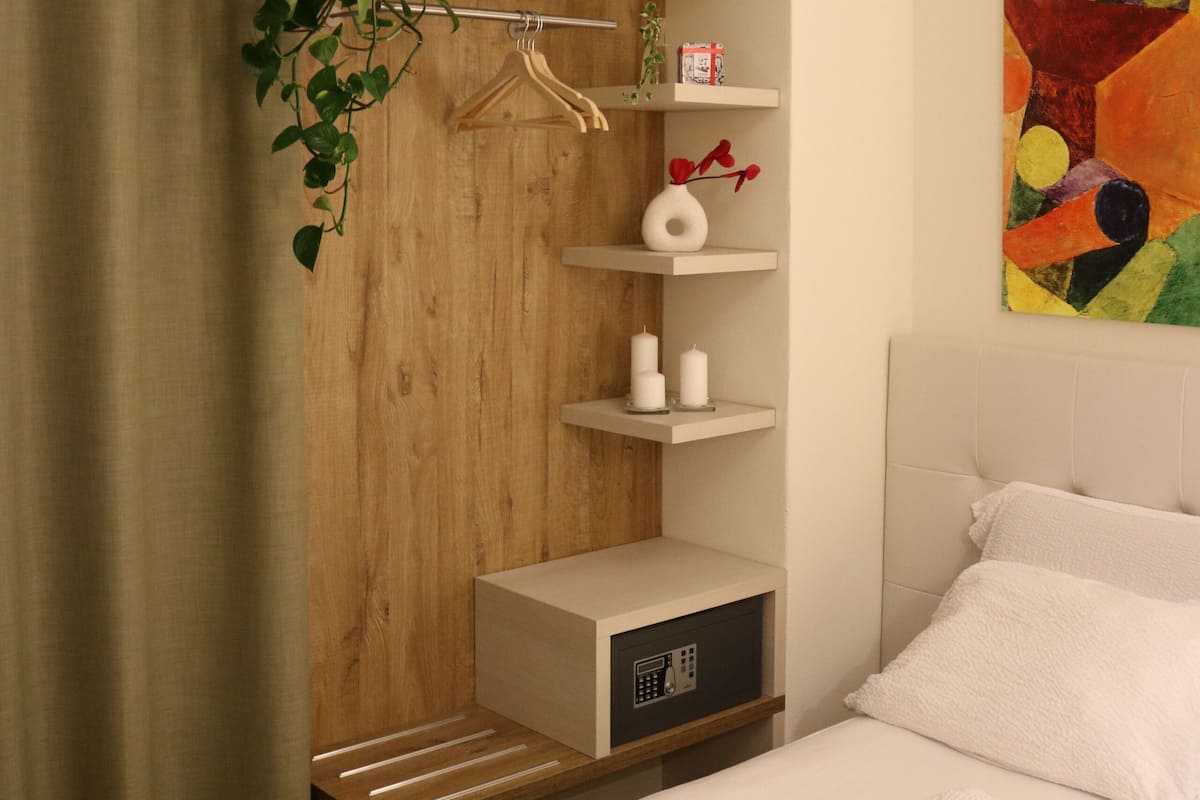 Minibar, in-room safe, desk, laptop workspace