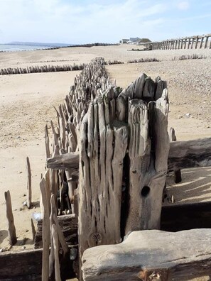 Una spiaggia nelle vicinanze