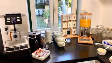 Daily buffet breakfast (EUR 15 per person)