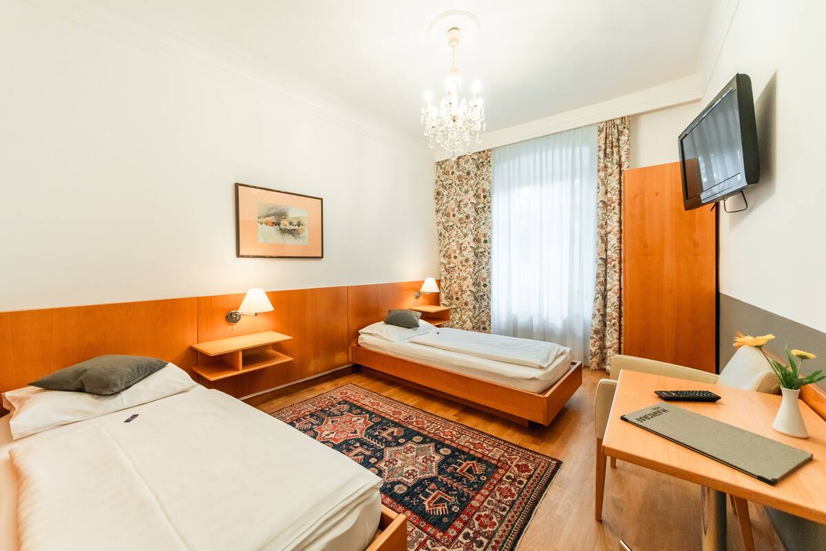 Twin Room | Desk, blackout drapes, cribs (surcharge), WiFi (free)