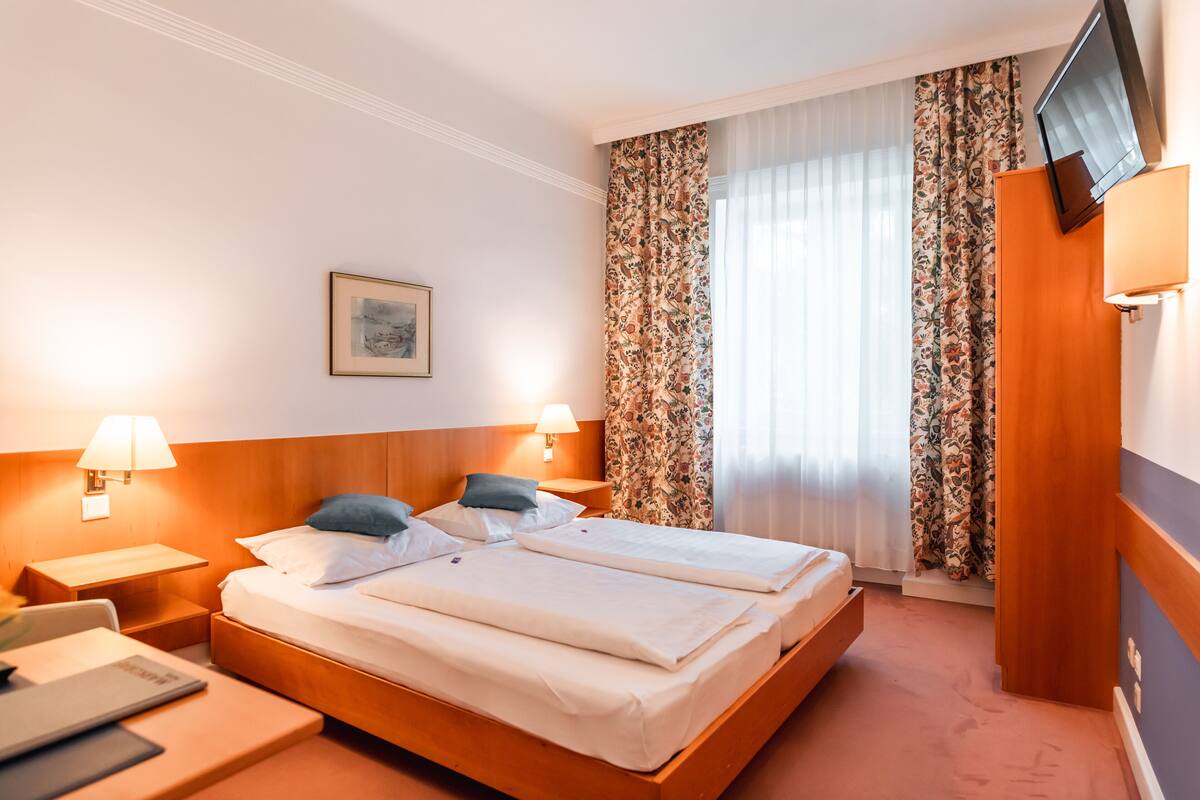 Double Room | Desk, blackout drapes, cribs (surcharge), WiFi (free)