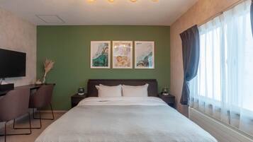 1 bedroom, desk, free WiFi, bed sheets