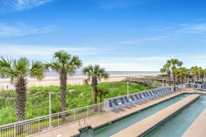 Indoor pool, outdoor pool