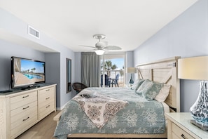 4 bedrooms, iron/ironing board, free WiFi, bed sheets - 1st flr 4BR oceanfront lux bathrooms (Cres101) (North Myrtle Beach)