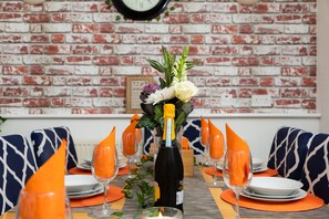 House | Private kitchen | Electric kettle, dining tables - 6 Bedroom City Centre Townhouse (Canterbury)