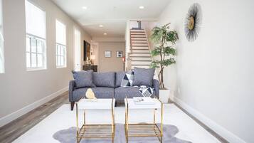 Smart TV, table football, books