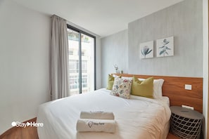 1 chambre, fer et planche à repasser, Wi-Fi gratuit, draps fournis